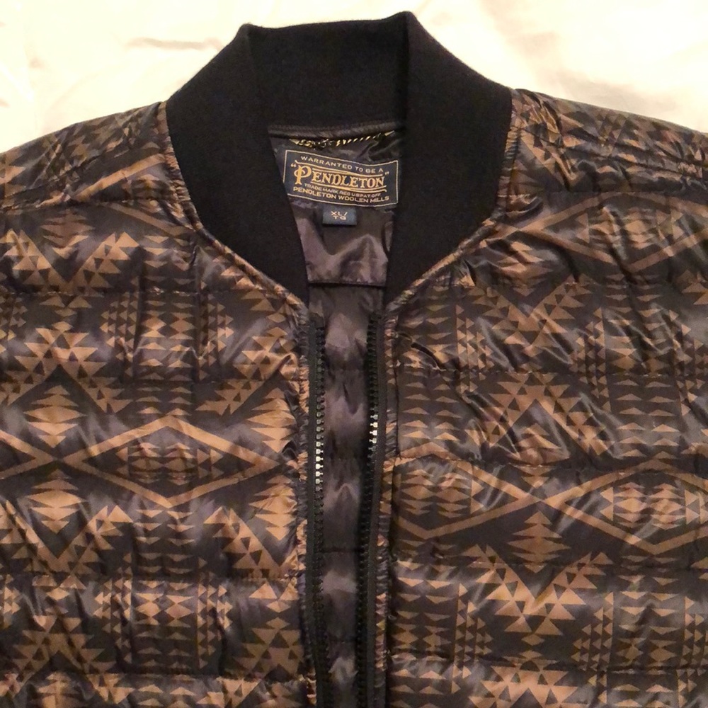 Pendleton duck down puffer jacket (bomber style)